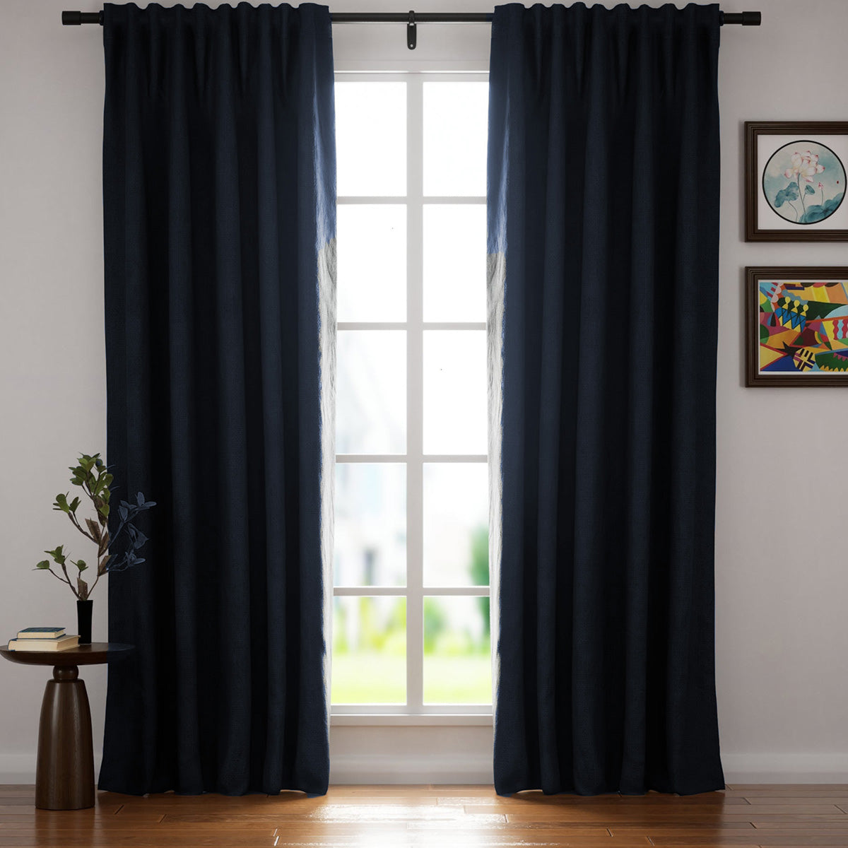 Customized Made Cotton Linen Polyester Blackout Curtains,blackout curtains 99